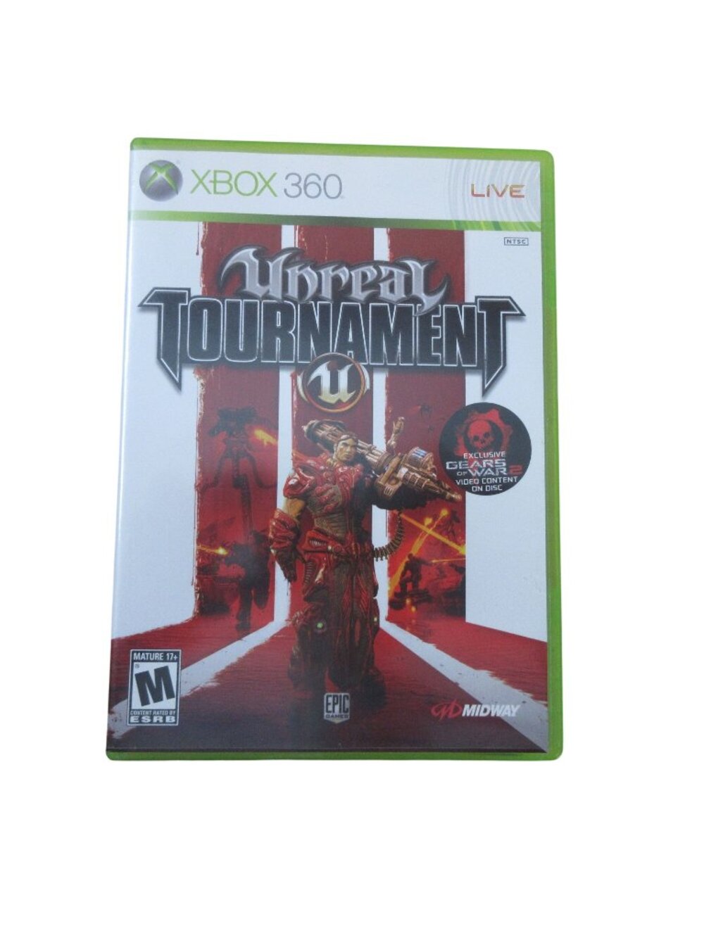 Unreal Tournament III (Microsoft Xbox 360, 2008) with Manual